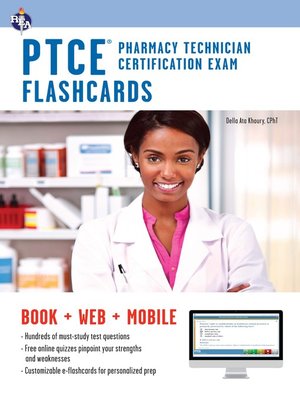 cover image of PTCE - Pharmacy Technician Certification Exam Flashcard Book